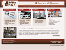 Tablet Screenshot of brownandtribble.com